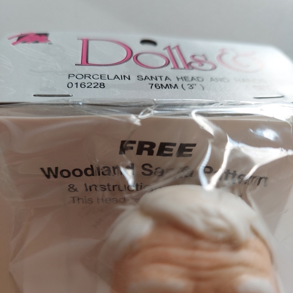 Mangelsen Vintage Porcelain SANTA Head & Hands Set 3" New -inOriginal Pa… - Picture 3 of 7